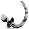 Oxballs Plug Queue Puppy Tail Mastiff 12 x 7cm Noir-Blanc